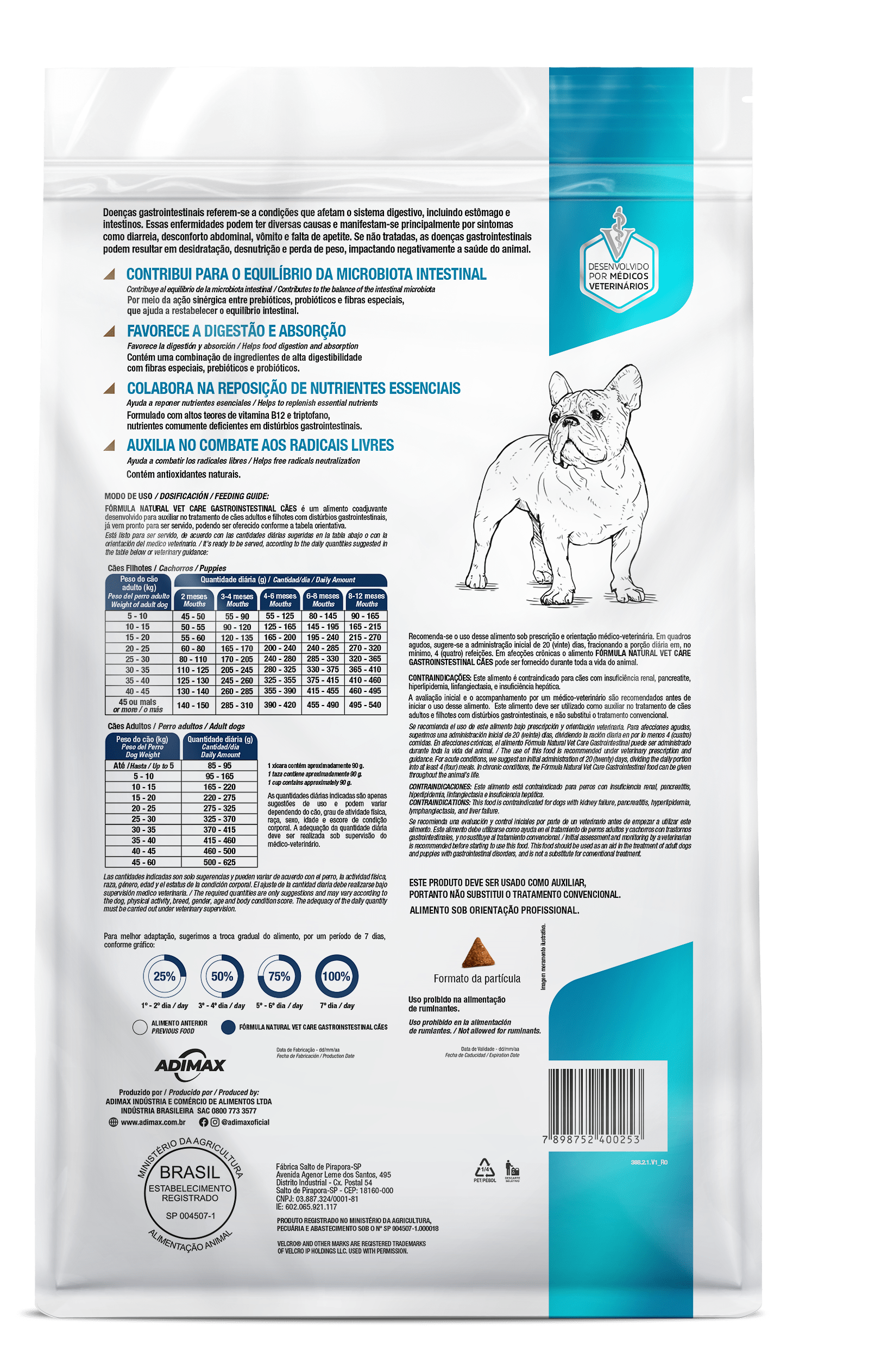 Fórmula Natural Vet Care Gastrointestinal Cães - Compra Fácil - Adimax